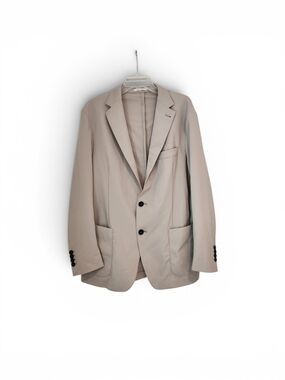 Fradi St. Jacket Techno Performance Beige Sport Coat Tailored Two-Button Blazer